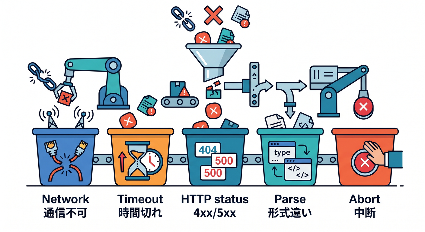 HTTP Failure Categories