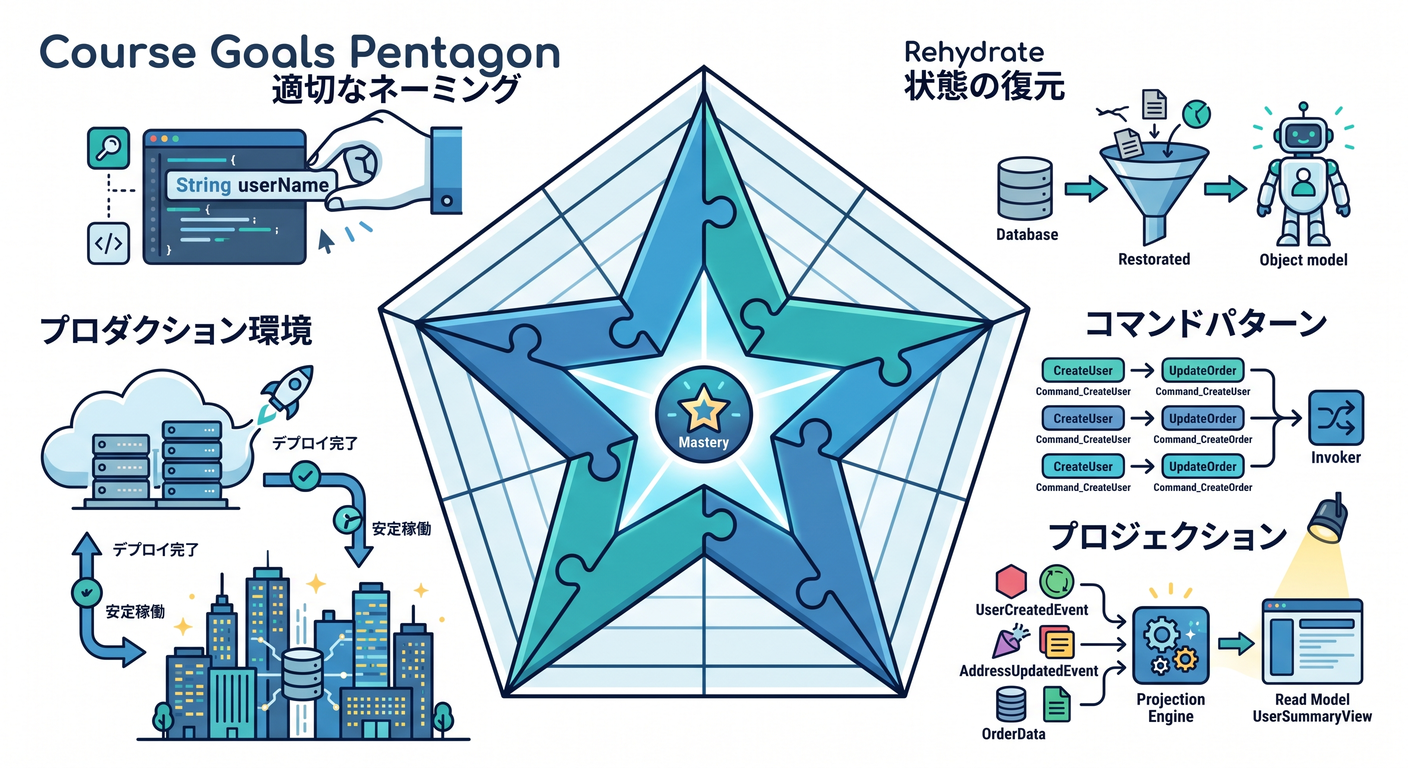 Course Goals Pentagon