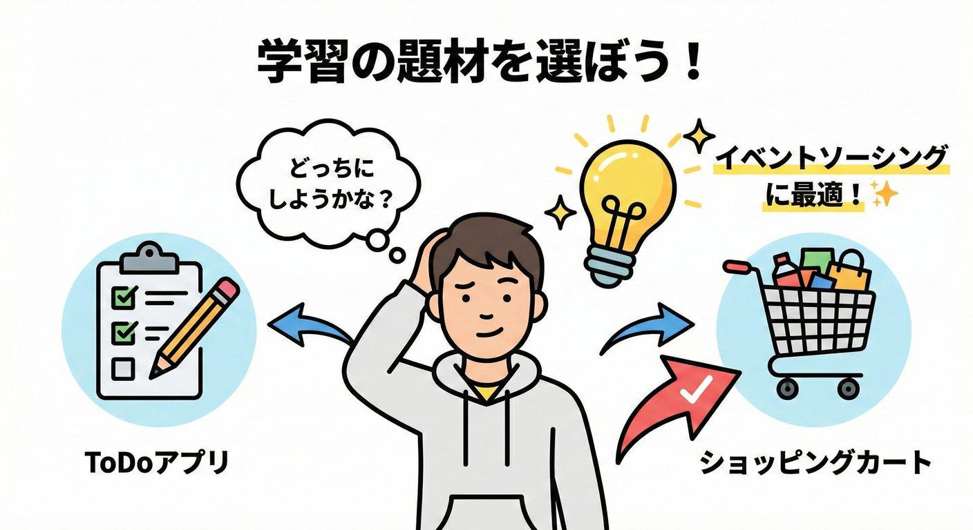 ドメイン選択:ToDo vs ショッピングカート