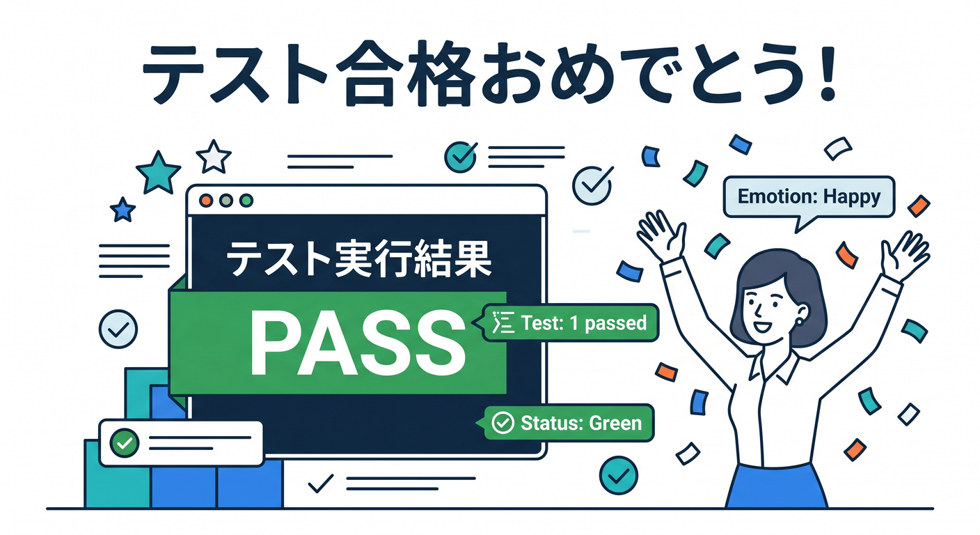 Test Pass Celebration