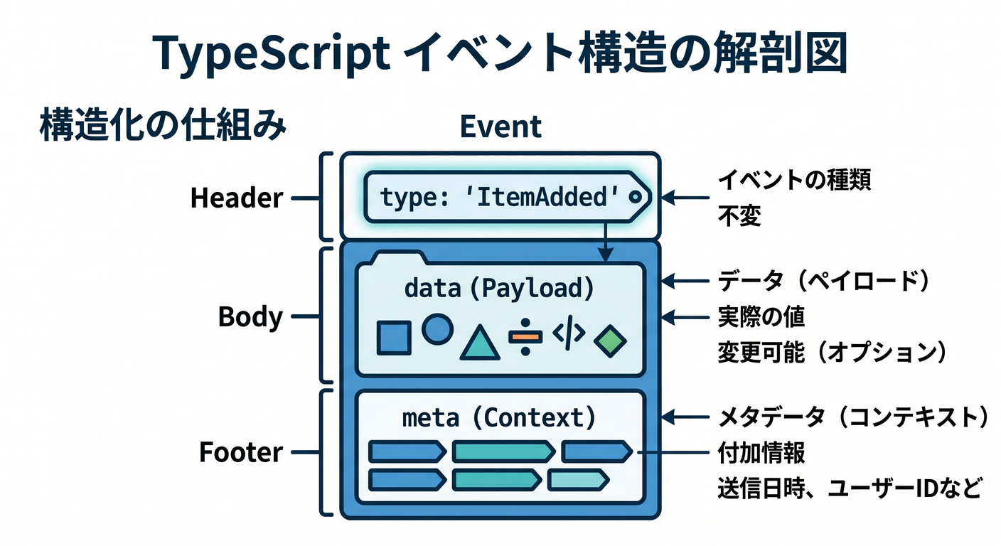 TypeScript Event Structure