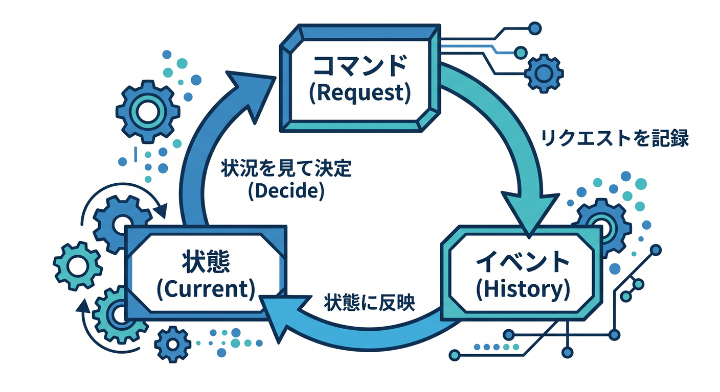 Command Event State Triad