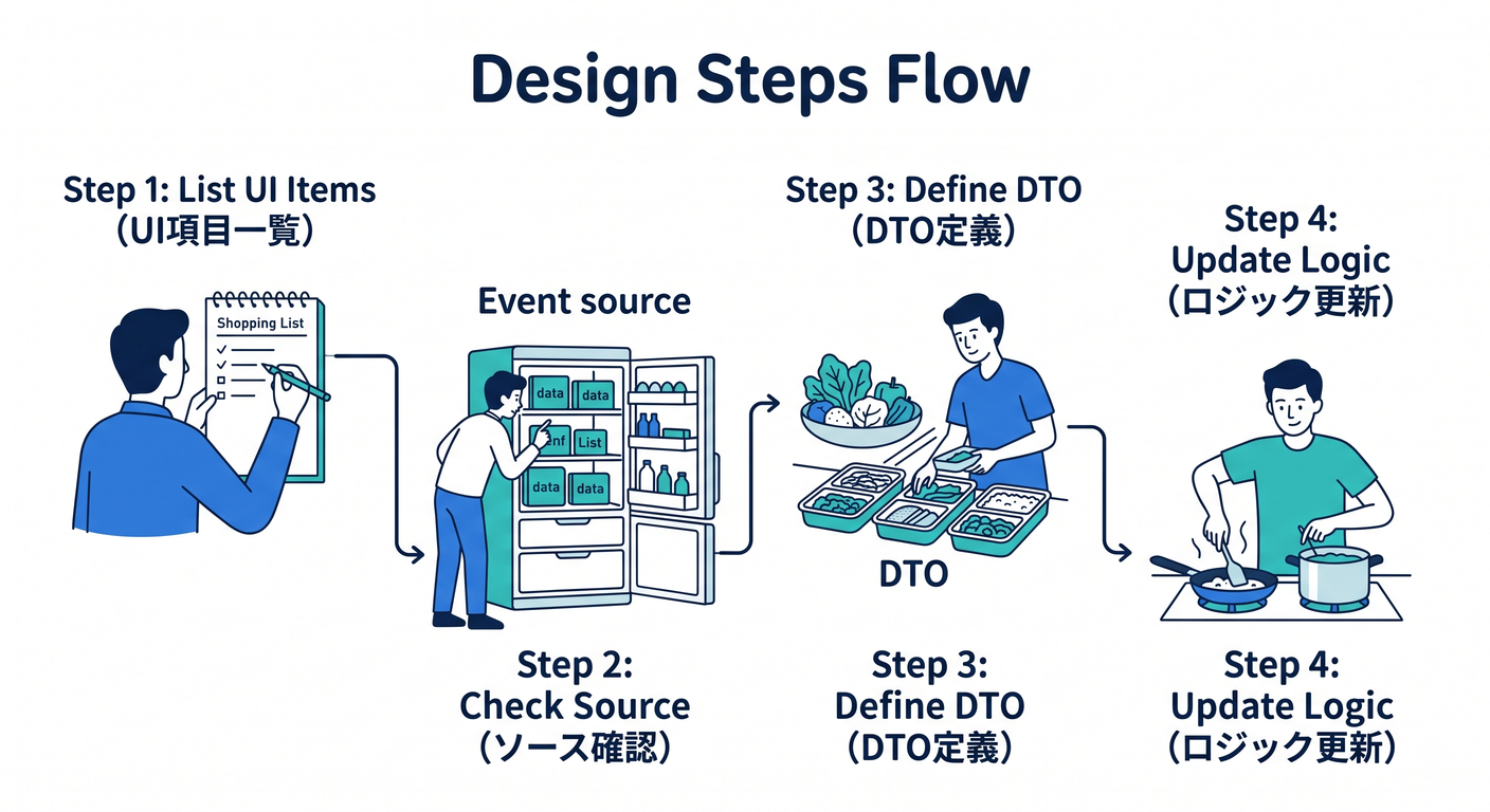Design Steps Flow