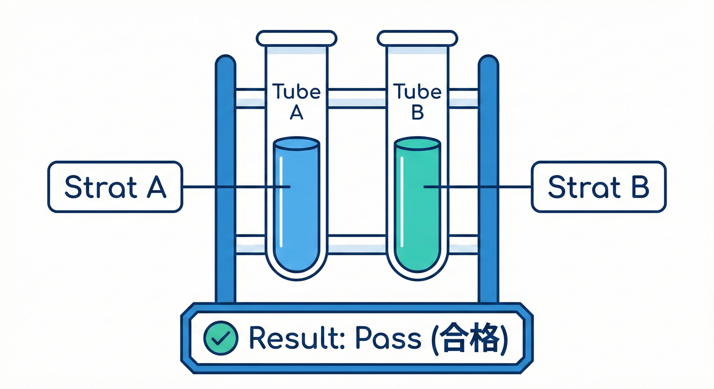戦略ごとの独立テスト。