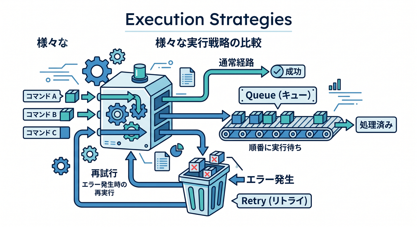 1) まず結論:Command が強いのは「実行のしかた」をあとから変えられる所💪
