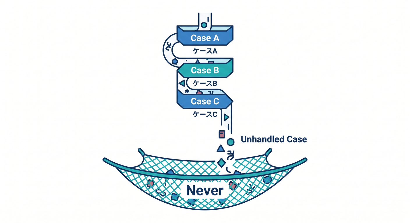 Never Exhaustiveness Check