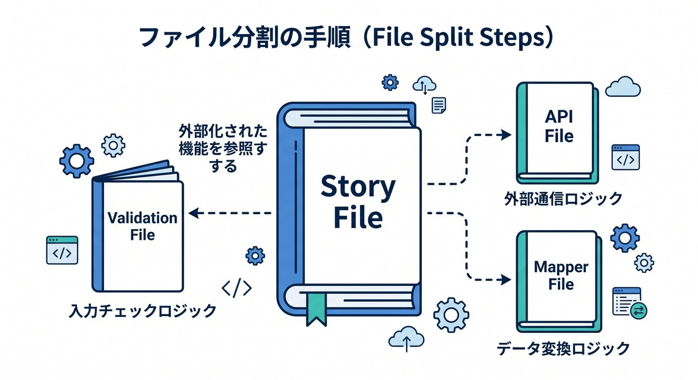 File Split Steps