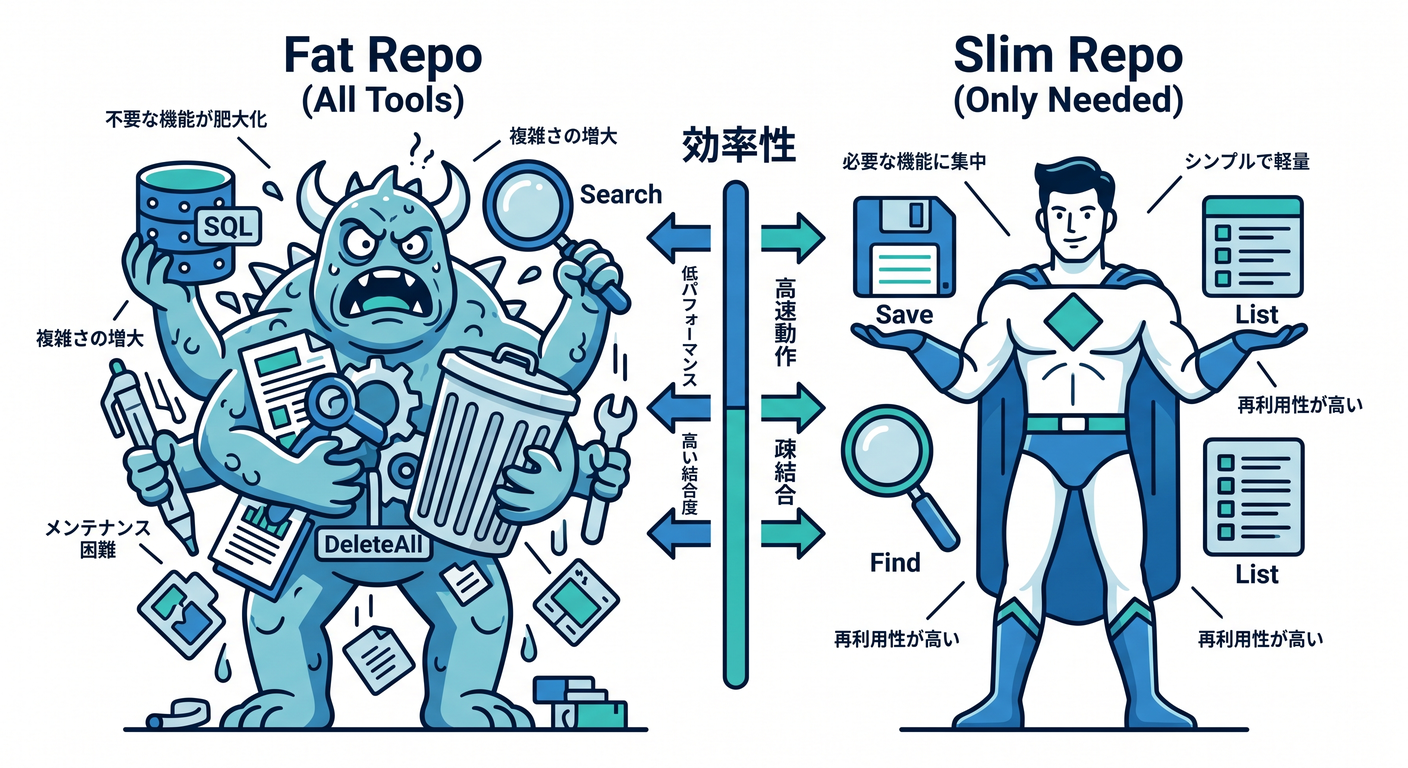 Fat vs Slim Repo