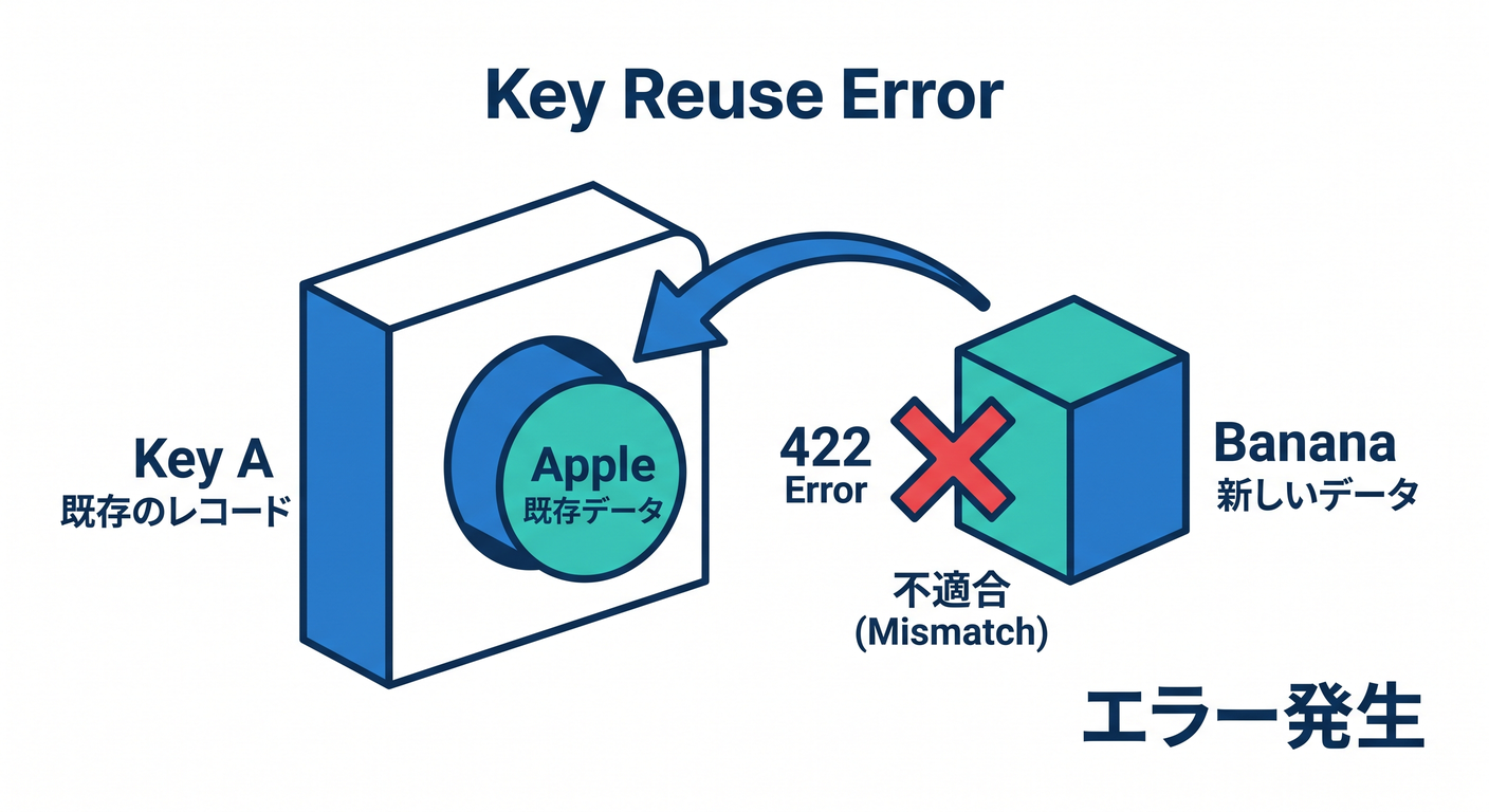 Key Reuse Error 422