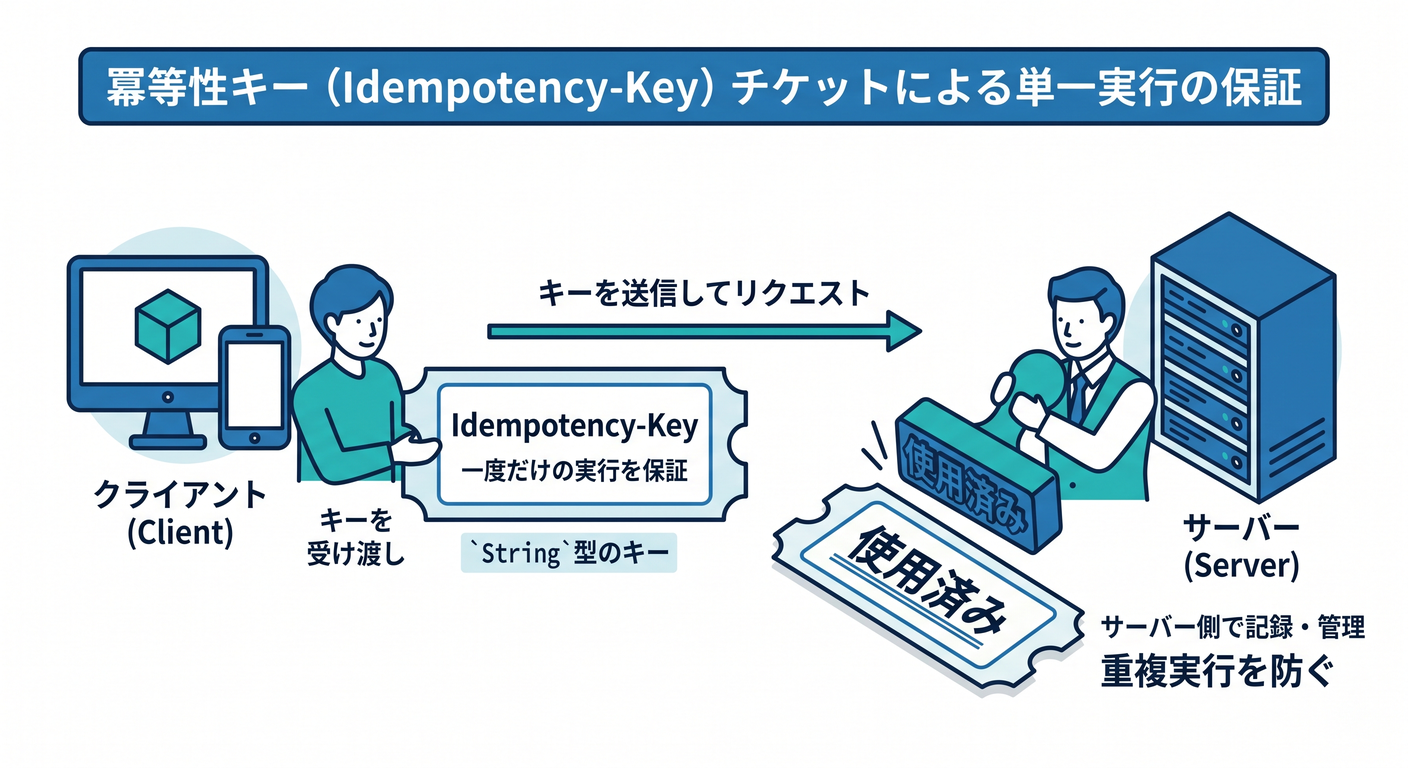 Idempotency Key Ticket Concept