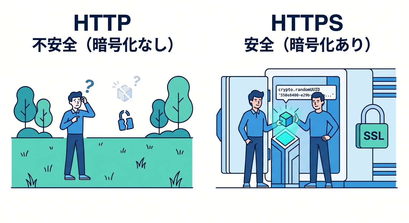 HTTPS Context Requirement