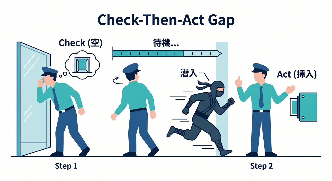 Check-Then-Act Gap