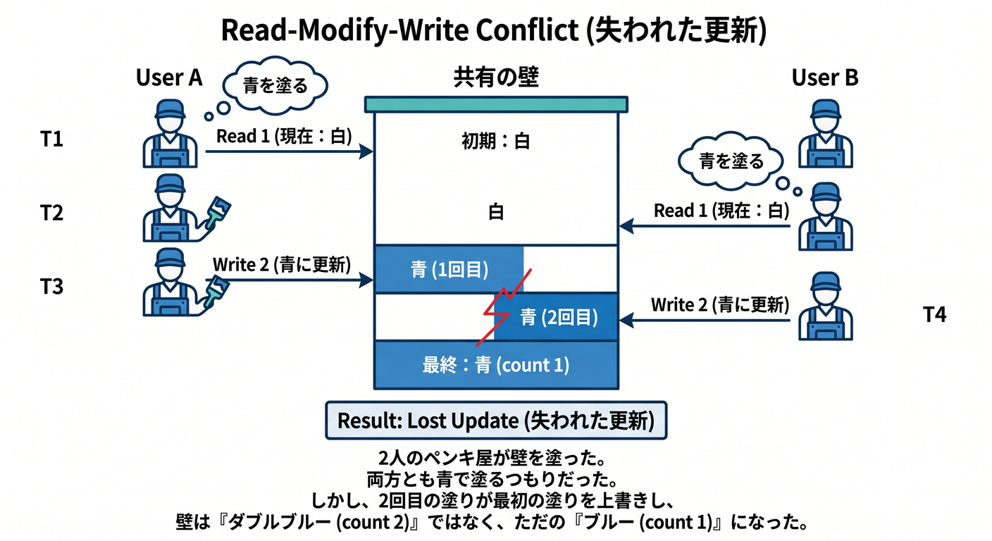 Read-Modify-Write Conflict