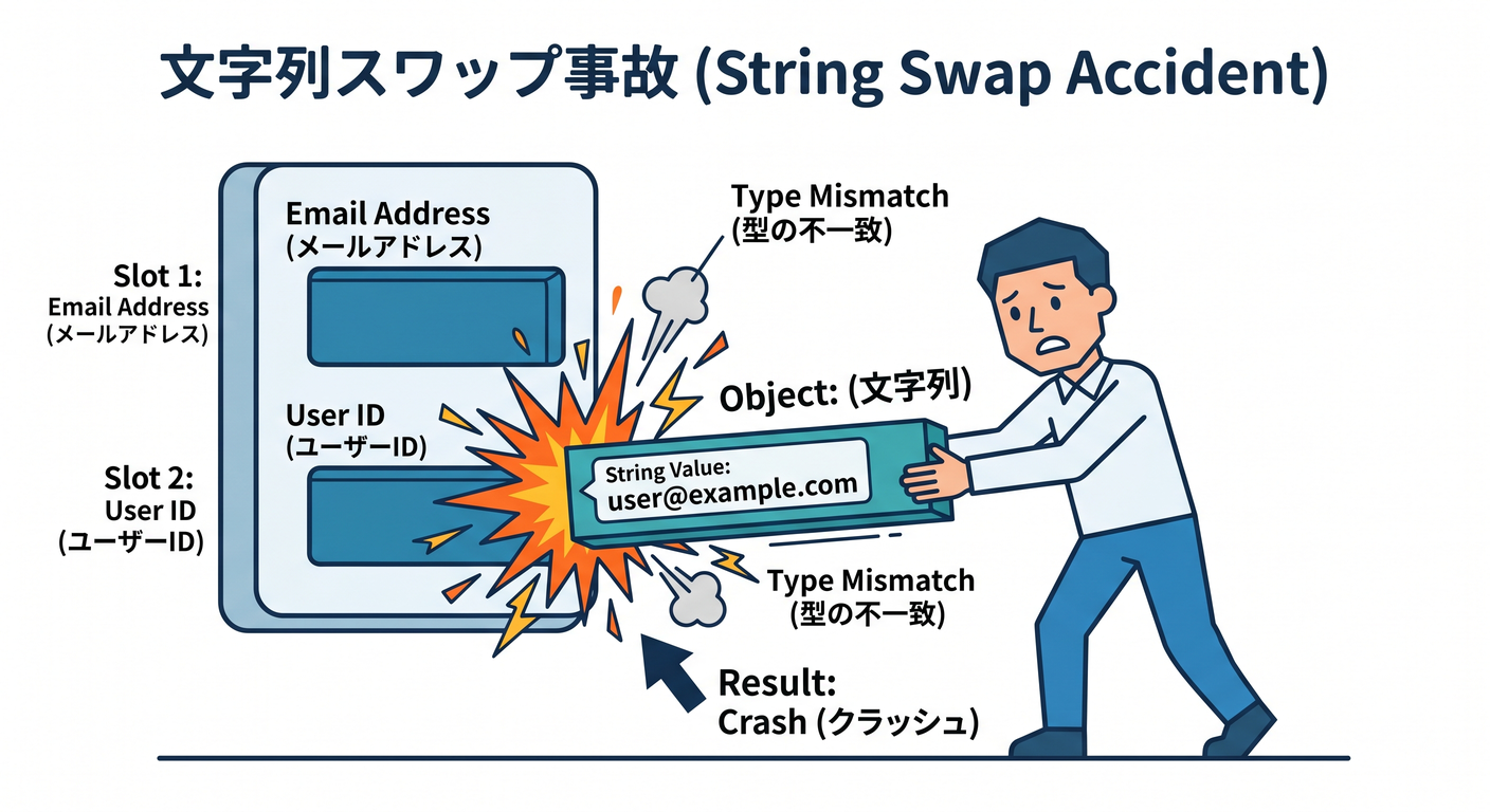 String Swap Accident