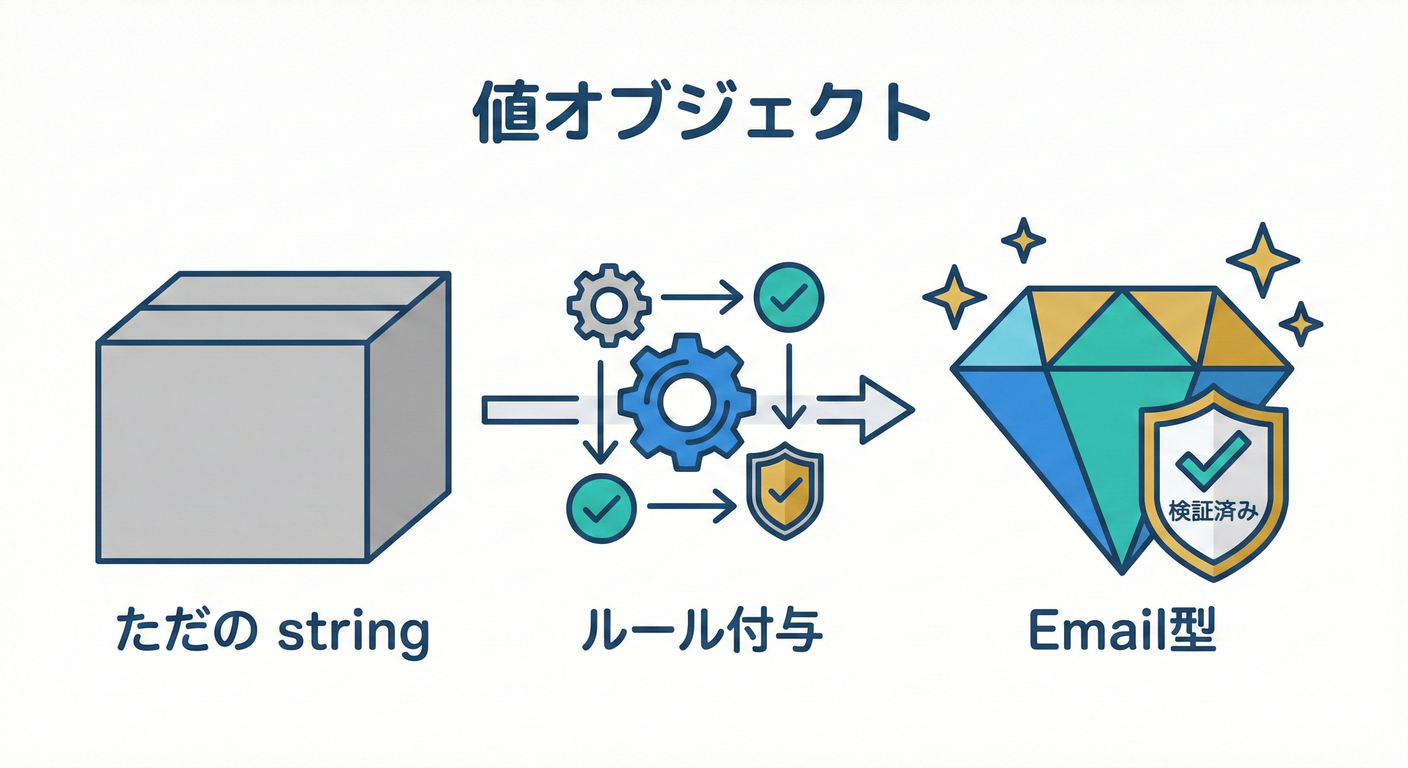 第12章　値オブジェクト入門：ルール込みの値を作る🎁💎