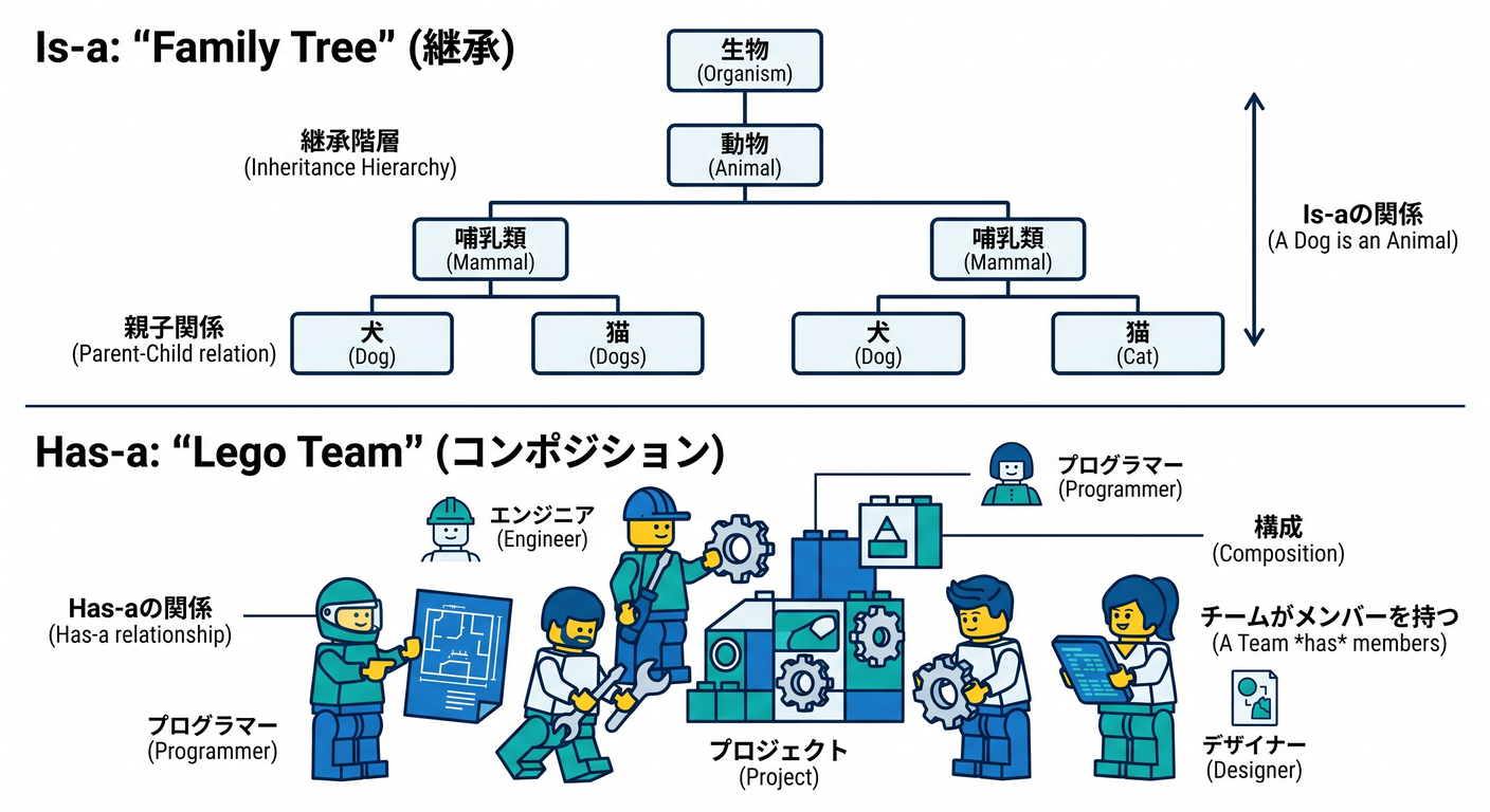 Is-a vs Has-a