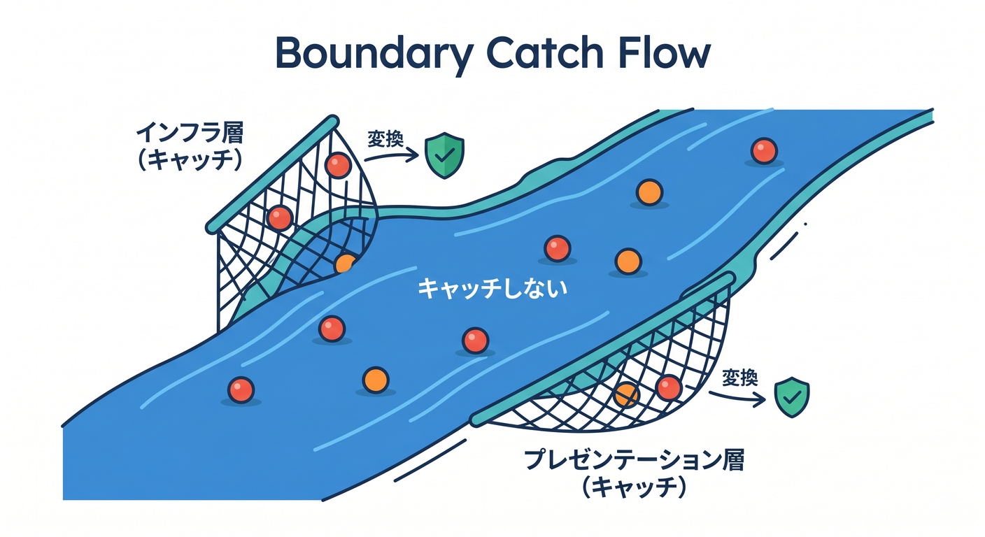 Boundary Catch Flow