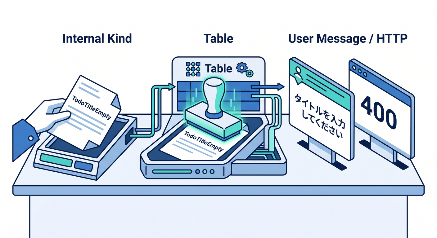 Error Translation Table