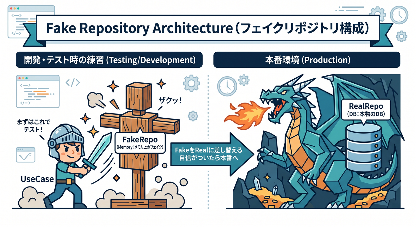 Fake Repository Architecture