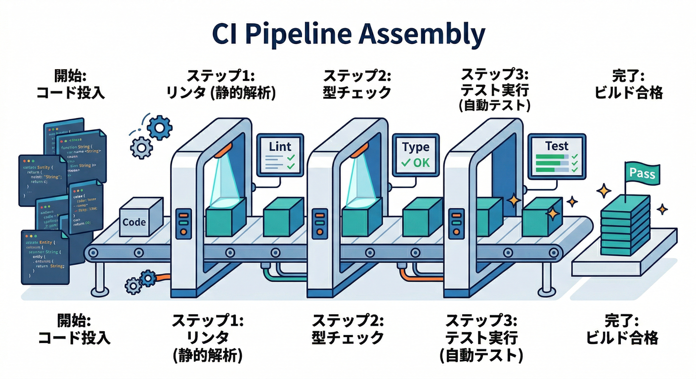 CIパイプラインの組み立て (CI Pipeline Assembly)