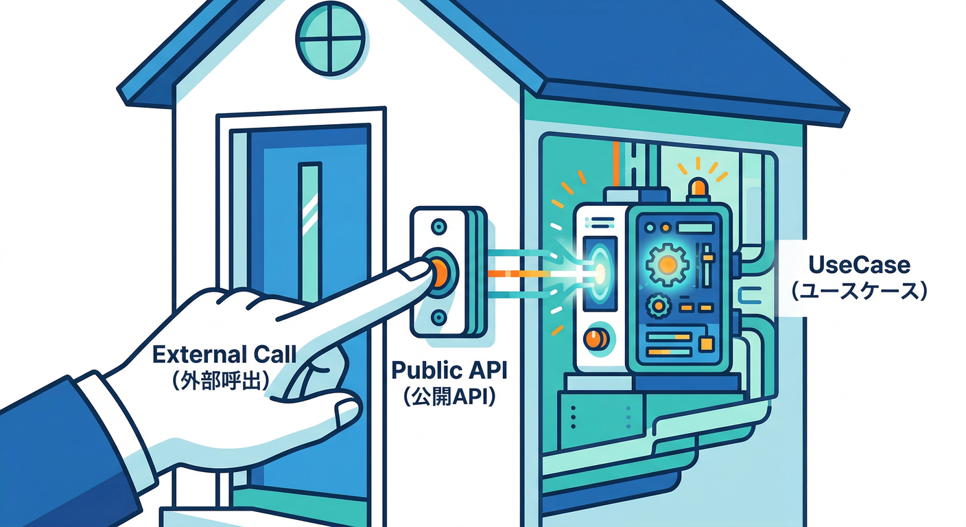 公開API呼び出しフロー (Public API Call Flow)