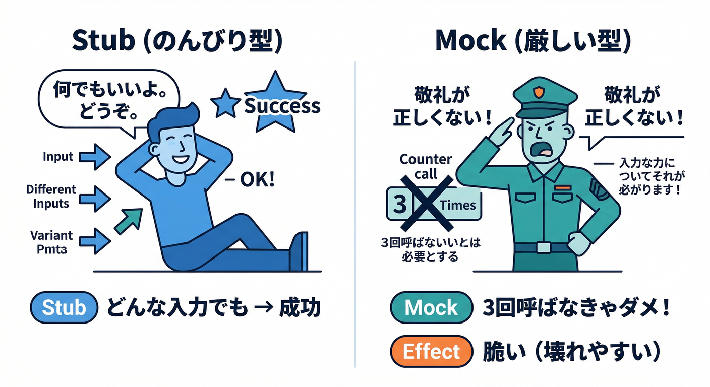 Mock vs Stub