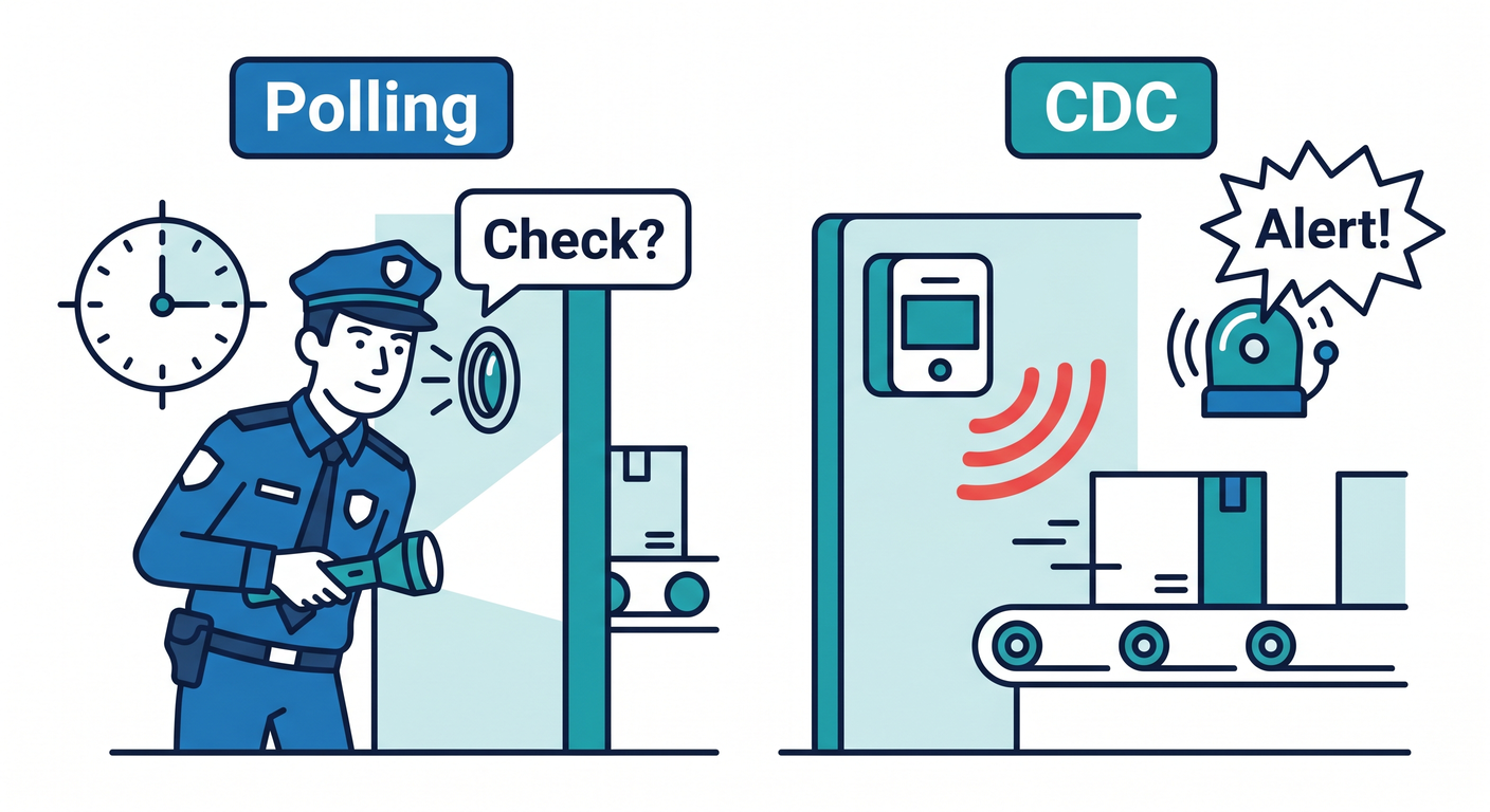 Polling vs CDC