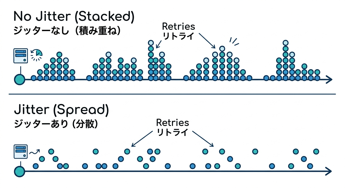 Jitter Timeline