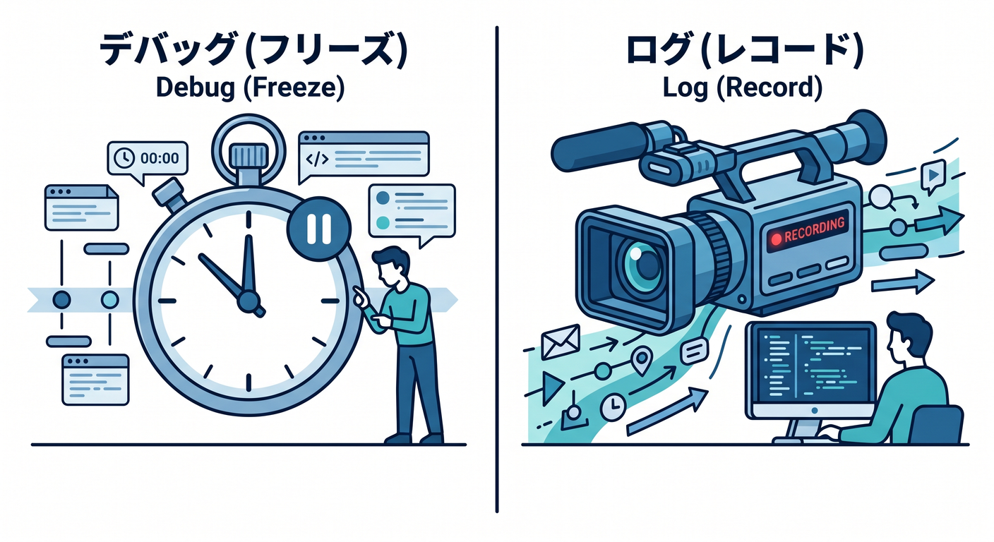 Debug vs Log