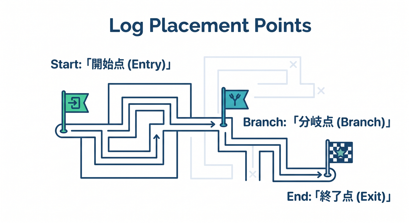 Log Placement Points