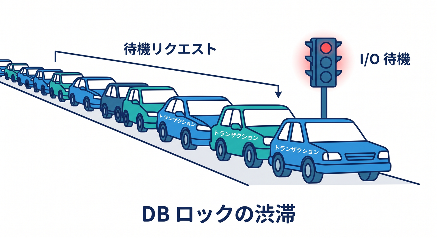 DB Lock Traffic Jam