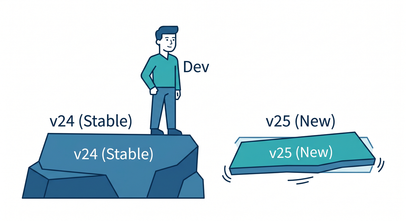 node lts vs current