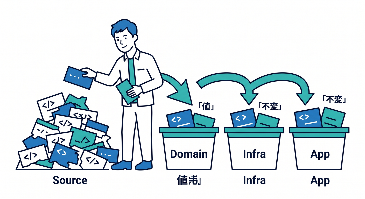 refactoring sorting process