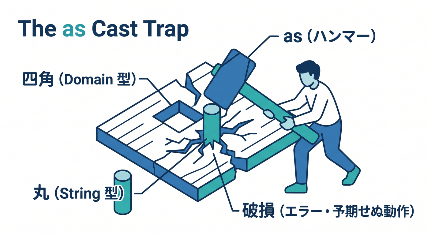 as cast trap