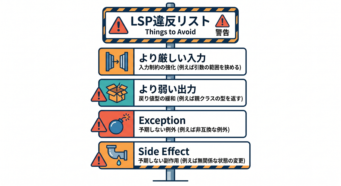 LSP Violations List