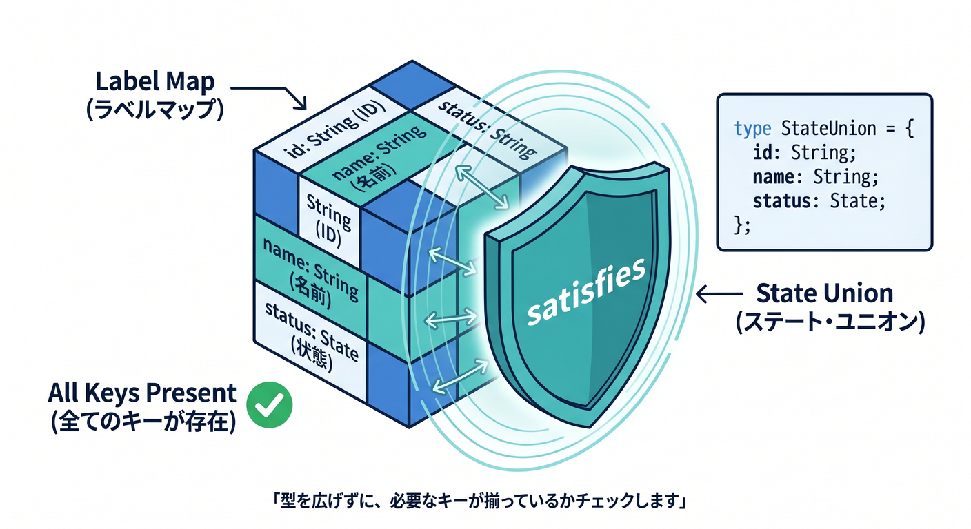state machine ts study 017 satisfies shield