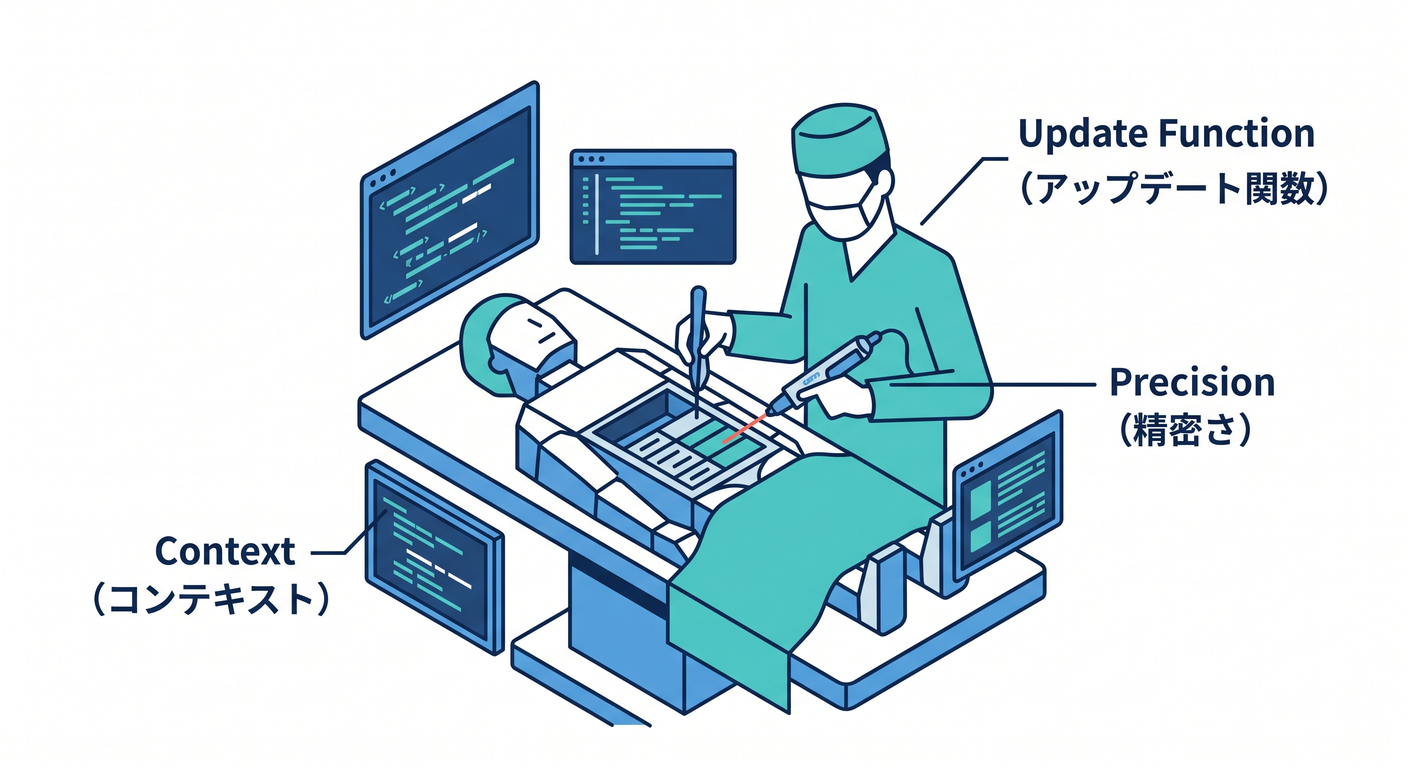 state machine ts study 019 surgical update