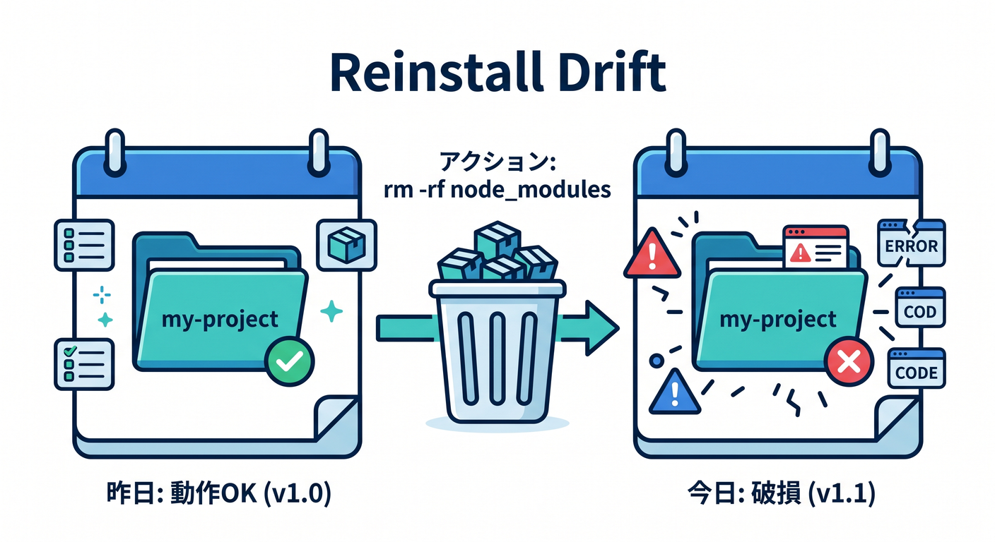 Reinstall Drift
