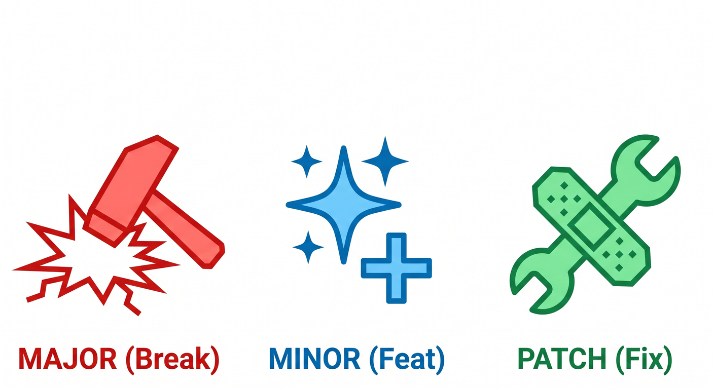 Major/Minor/Patch Visuals