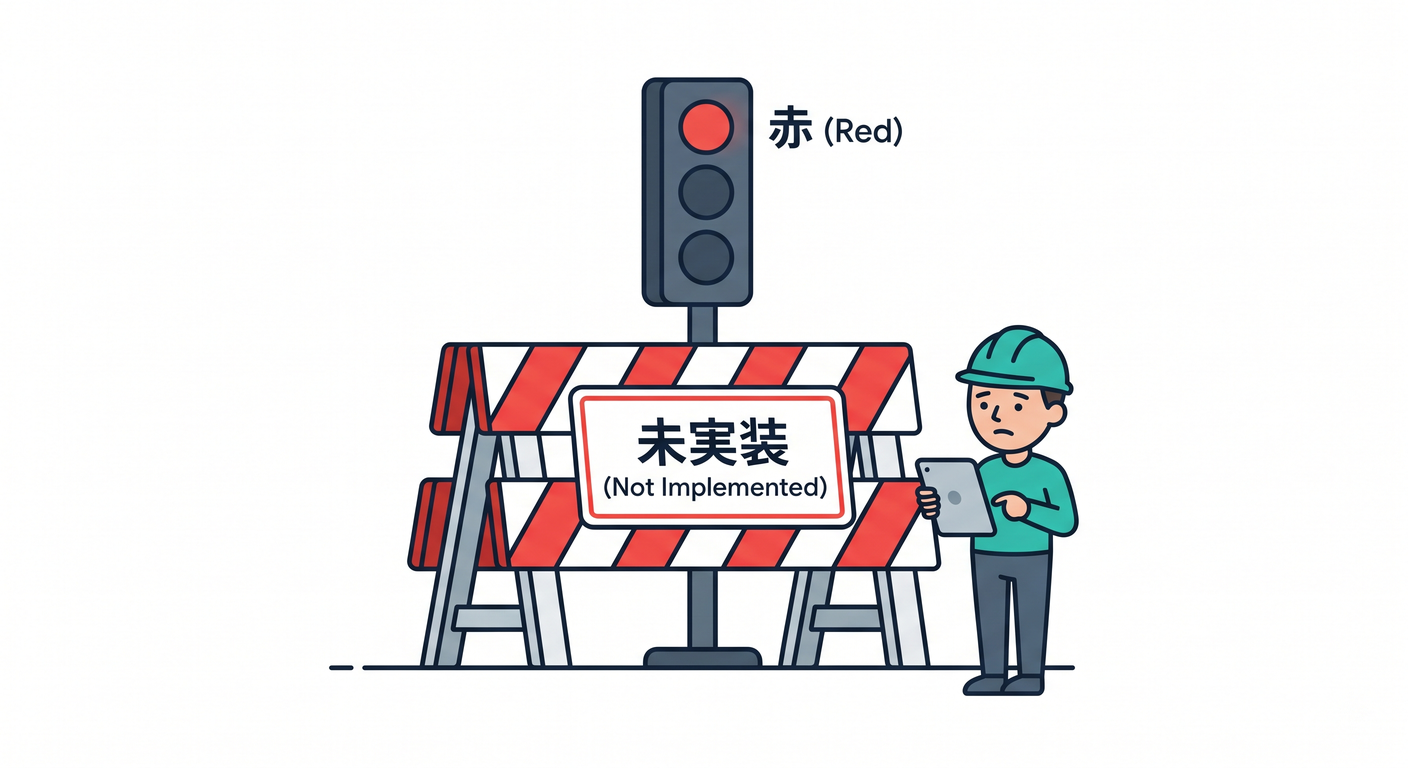red not implemented