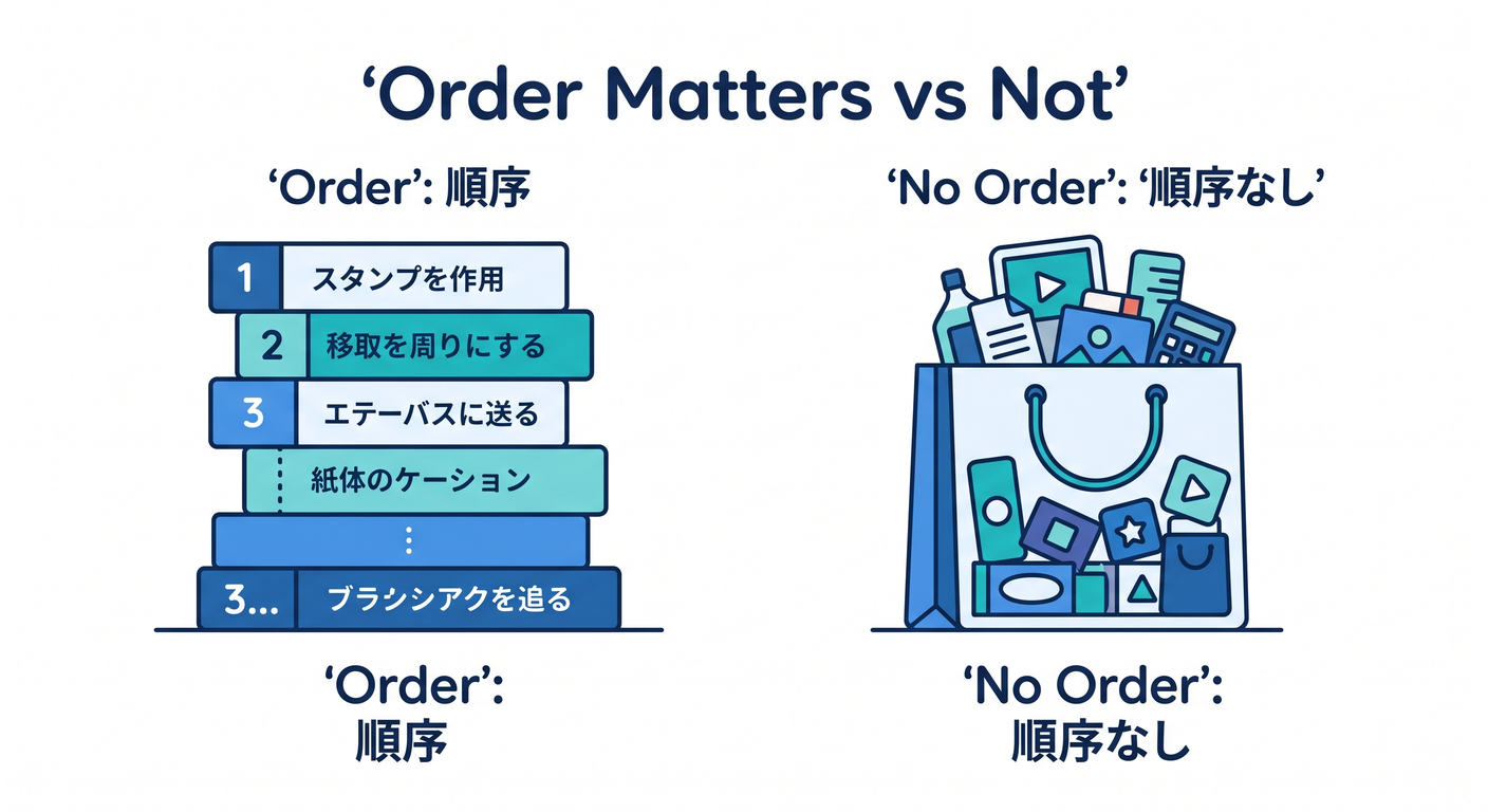 018 order matters vs not