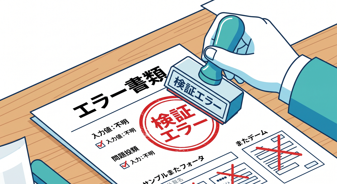 019 validation error