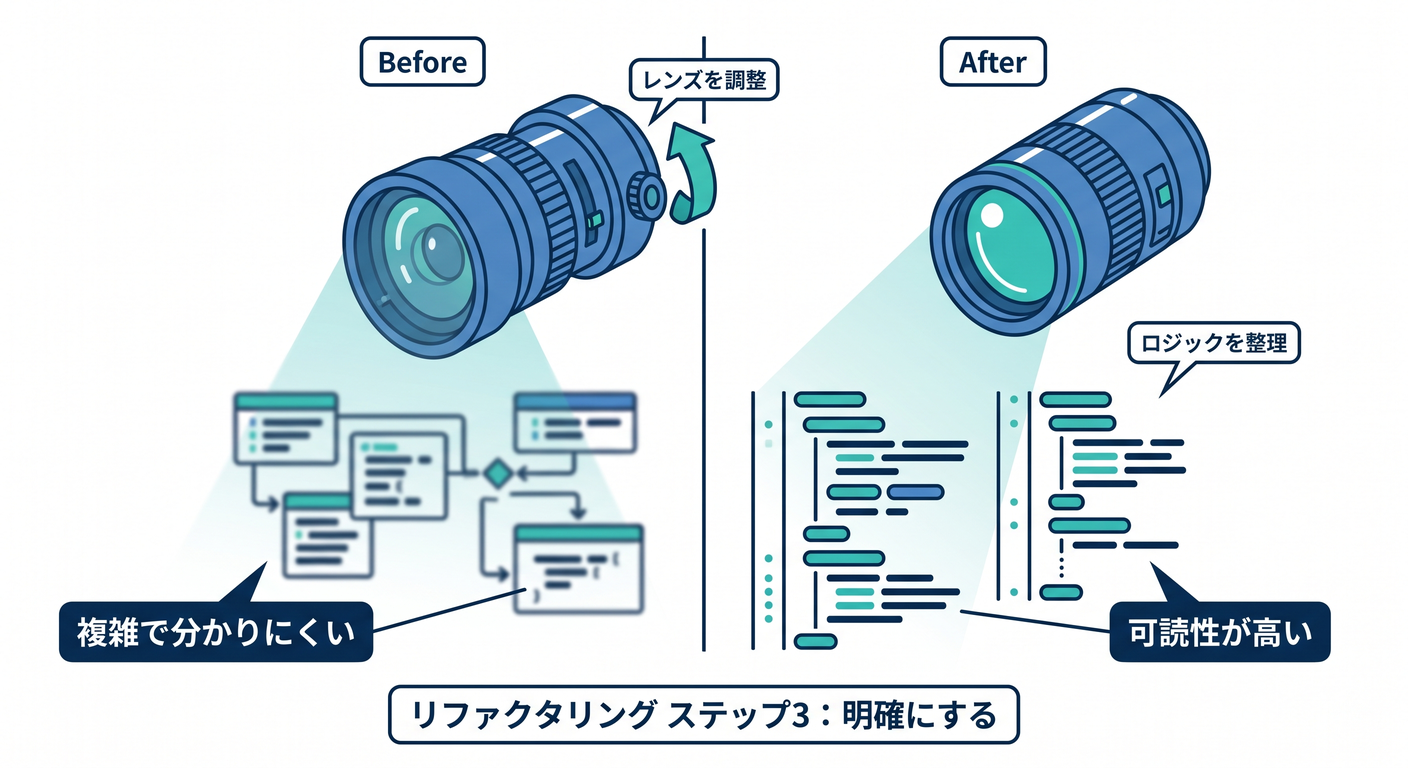 Refactor Step 3 Clarify