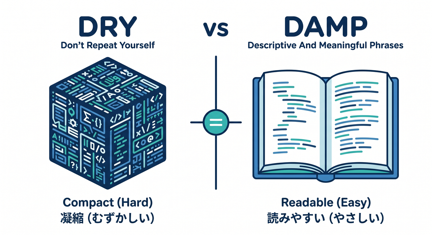 DAMP vs DRY