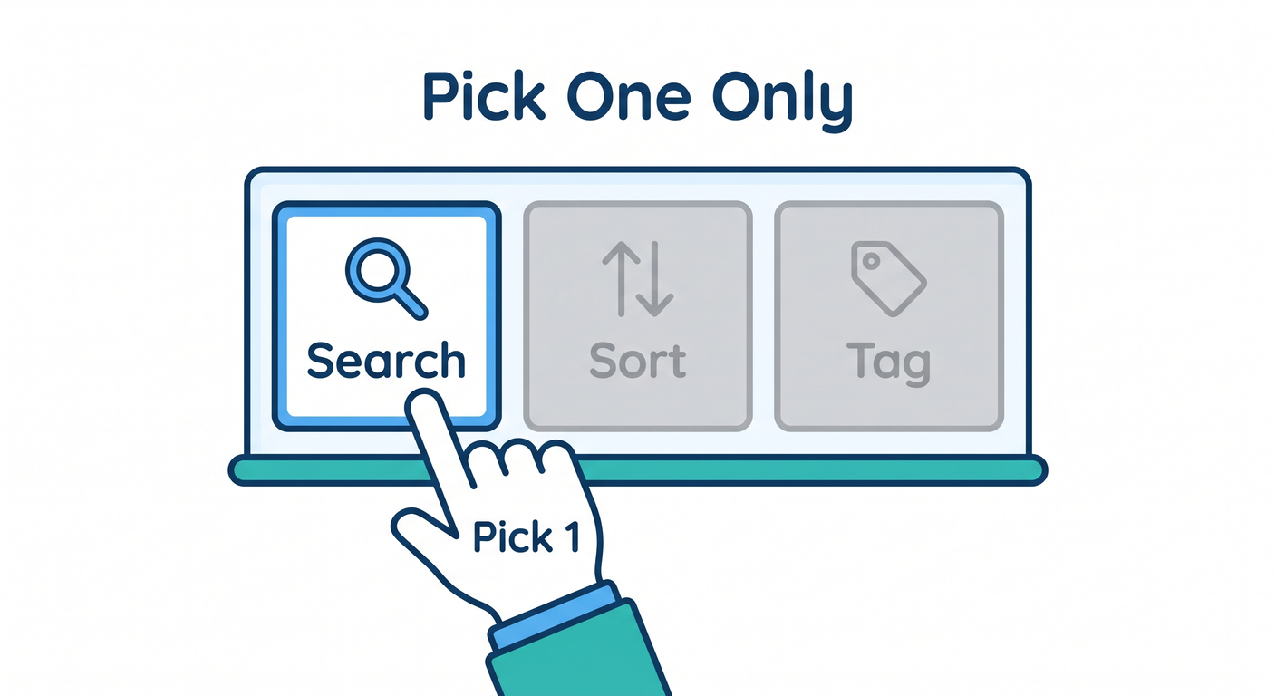 Pick One Only