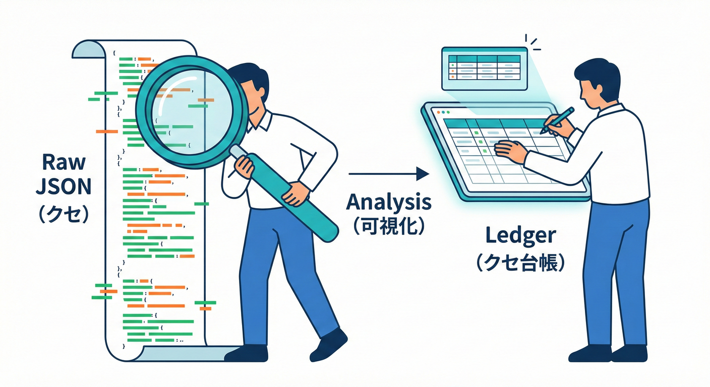 イメージ:外部APIのクセを可視化する