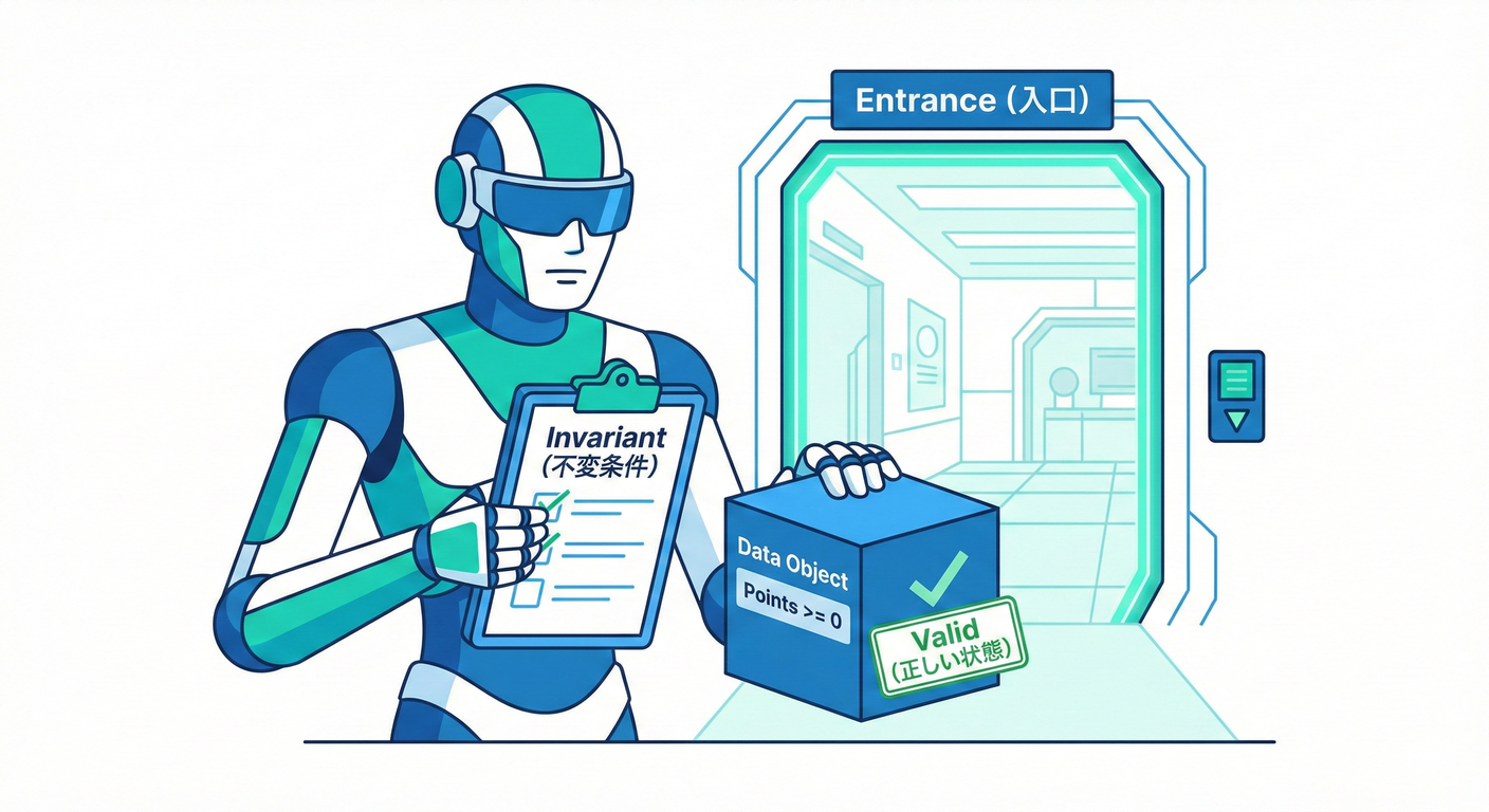 イメージ：不変条件（ルール）の門番