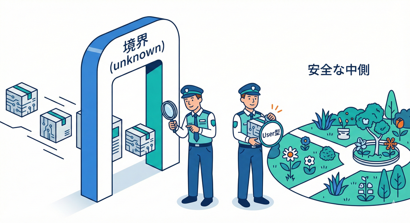 Type Check at Boundary