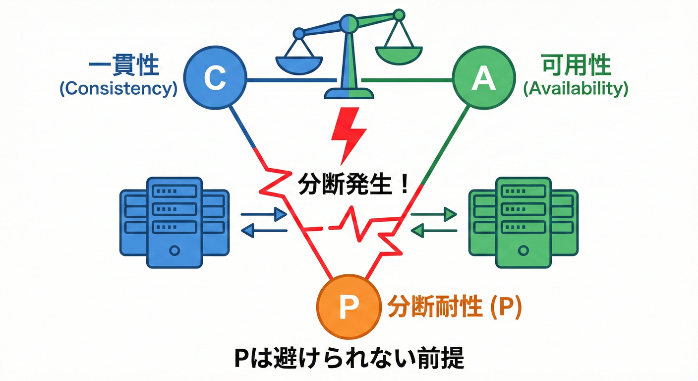 CAP定理の三角形