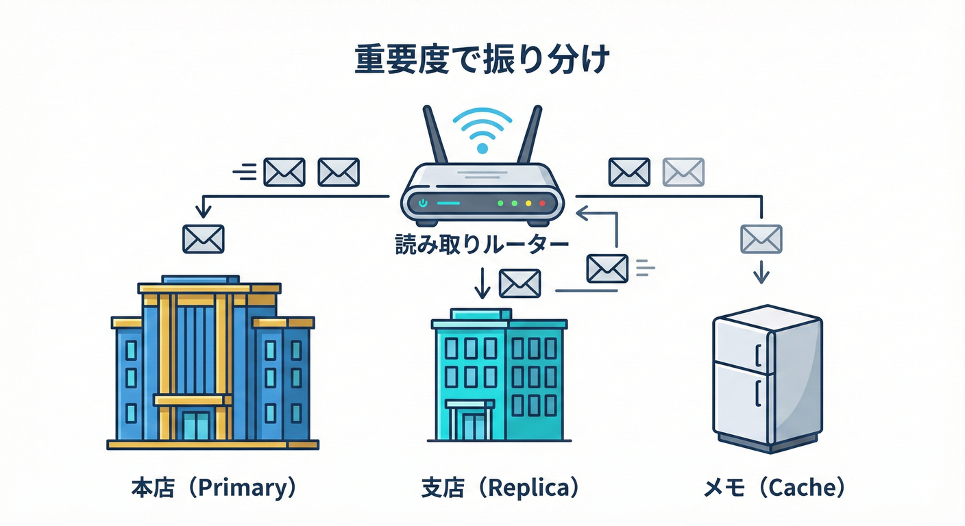 読み取り先の選択